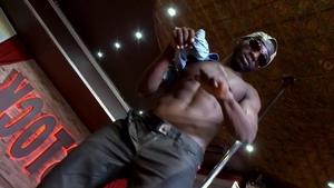 Maskurbate: Naughty ebony Jackson goes in for hard nailining