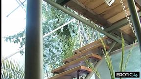Wife Goes on Vacation Alone and Has Hot Sex with Stranger in Sauna!