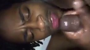 Black Amateur Takes Big Cock, Gets Facial