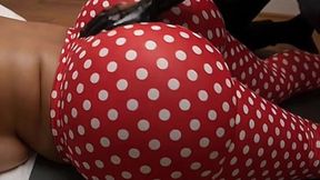 Horny Neighbor BBW Gets Oiled Face Down - Risky Home Massage