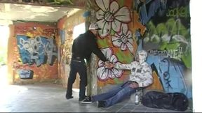 sexy straight boy fuck a gay in his car outdoor exhib