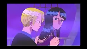 Robin Seduces the Beastly Lion Warrior in Hot One Piece Hentai Tryst