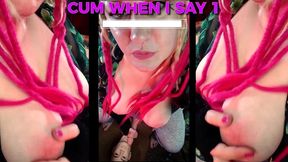 dildo sucking instructions the shemale has a big tasty cock and you are going to suck it includes mesmerize cei ending