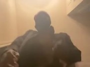 Big Black Dick Raining Nut