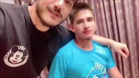 My straight best friend fulfills his fantasy of watching live sex!