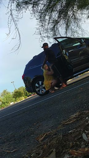 We got to the store before it opened, soo...