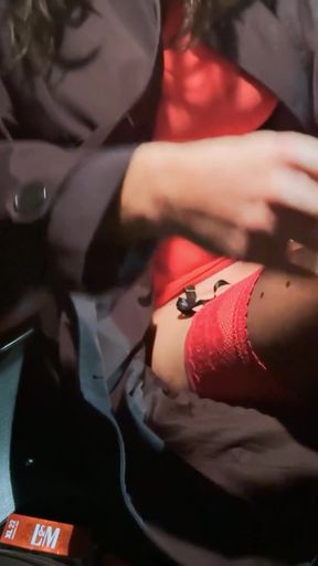 A new messi task , dirty skirt and stockings in piss and sperm  1   Clip 2