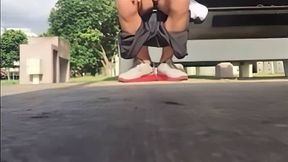 Public Masturbating Men