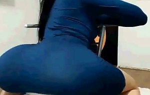 Culo en la webcam