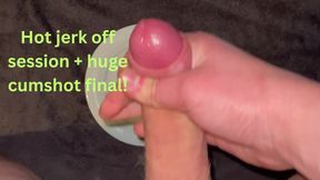 Sissy teen twink Jerks off for you and Cums on a special plate!