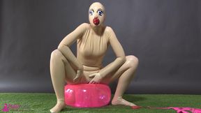 Living Rubberdoll with Silicone Mask