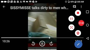 Crossdresser misse makes 4 hard cocks cum on random video chat.