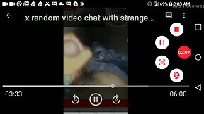 Crossdresser misse makes 4 hard cocks cum on random video chat.