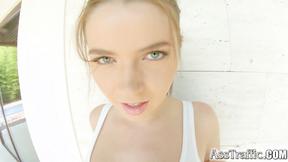 ”Big wobbling tits & eager to get assfucked”