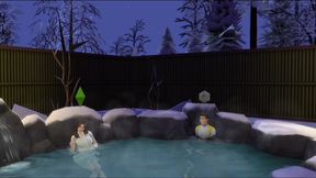 myu hotwife public gangbang at spa onsen hotsprings