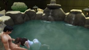 myu hotwife public gangbang at spa onsen hotsprings