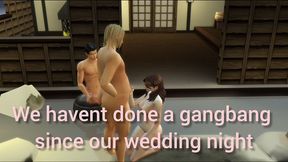myu hotwife public gangbang at spa onsen hotsprings