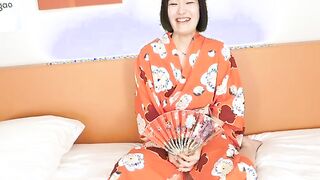 Hana Kawamura is inside a 3-way today sucking off and fucking two men