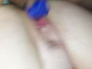 Hard fuckin and a money shot saved up for a month / first time with schlong ring