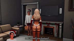 MILF NEIGHBOR GETS TITTY FUCKED BY HORNY YOUNG MALE - SIMS 4
