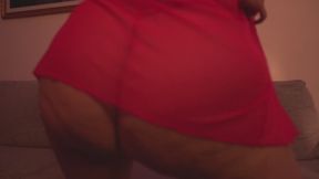 Colombian BBW dancing in lingerie