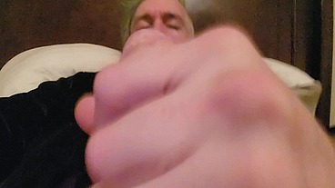 Guest room sneaky wank