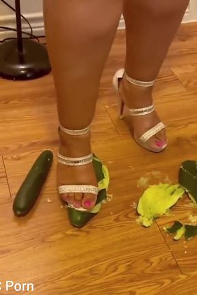Squashing Eggplants in My High Heels