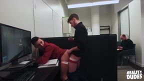 Office Heat ~ Young Collin Lust & Eric Vane Fuck at Work - Reality Dudes