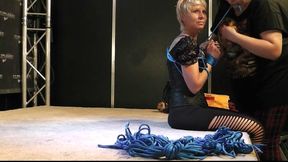 1 on 1 Bondage Escape Challenge from BoundCon on Tour in Vienna - The one and only Real Escape Challenge - Lena King - Part 1 wmv