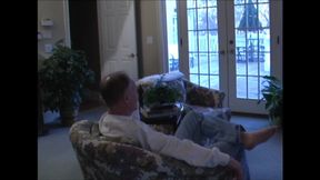 Mature Dee Cheers Up Sad Chuck Loosing His Fortune In Stock Market! mp4