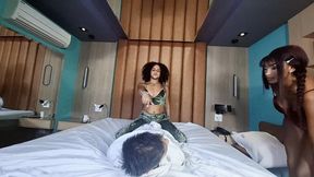 BRUNETTE GODDESS CONTROL SLUT SLAVE BY SUZY B, MEDUSA AND DANIEL CAM BY ALINE FULL HD