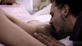 Alec Knight plowing Kenzie Reeves shaved pussy on top