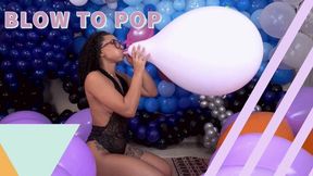 Blow to pop Purple U16" By Maribel - 4K