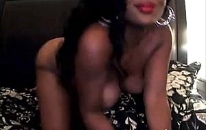 Ebony ts solo on webcam