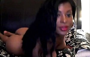 Ebony ts solo on webcam