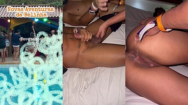 Novas Aventuras da Belinha: teve exibição, beijo triplo, sexo com dois, no pêlo, no cuzinho e gozada na boquinha