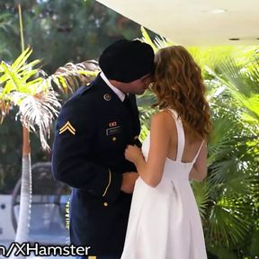 EroticaX Military Wife gets Her Creampie