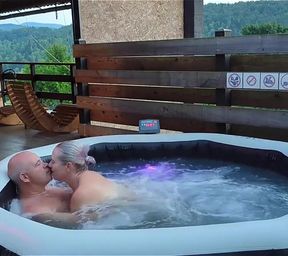 Playtime in the Jacuzzi Relaxing Love in the Jacuzzi