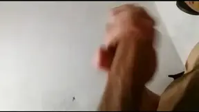 Gay Nerd Enjoying Intense Solo Masturbation Session –