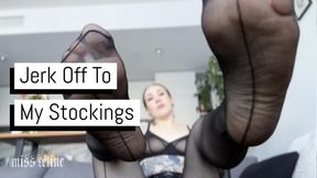 Jerk Off To My Stockings | Nylons Foot Fetish