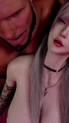 3D Cute Asian Babe Have Hardcore Blowjob Sex with BBC