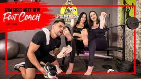 Nara and Pri train with the gym teacher who uses a foot worship method (1080 EN-sub) Foot Fetish - Foot Smelling - Sweaty Feet - Sole Licking - Toe Sucking