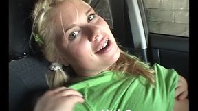 Dirty Solo Squeals 'Oh Yeah!' as Carwash Clean-Up Crew Teases Her Wet Pussy&#x1F32E;&#xFE0F; Under Open Sky