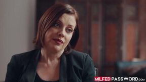 Bearded hottie Quinton James took his time to wildly hammer the MILFs hungry cunt