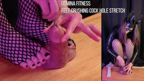 Feet Crushing Cock Hole Stretch!