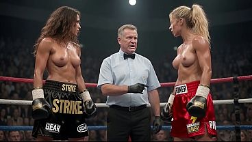 NUDE WOMENS BOXING - Fight night 2026 - (AI Entertainment)