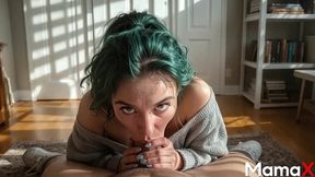 i caught this pregnant nympho masturbating and punished her hard with my huge hard cock [ai]