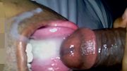 Black Cock Sucking & Huge Load Swallowing Part-03