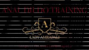 ANAL DILDO TRAINING Total lenghts 6:24 Minuten Asshole Fucked - Ass - Anal - Dildo - Slave - Sklave  Lady Amrapali  Mistress Domina Femdom