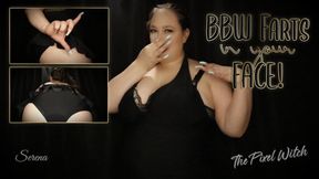 BBW Farts in your Face